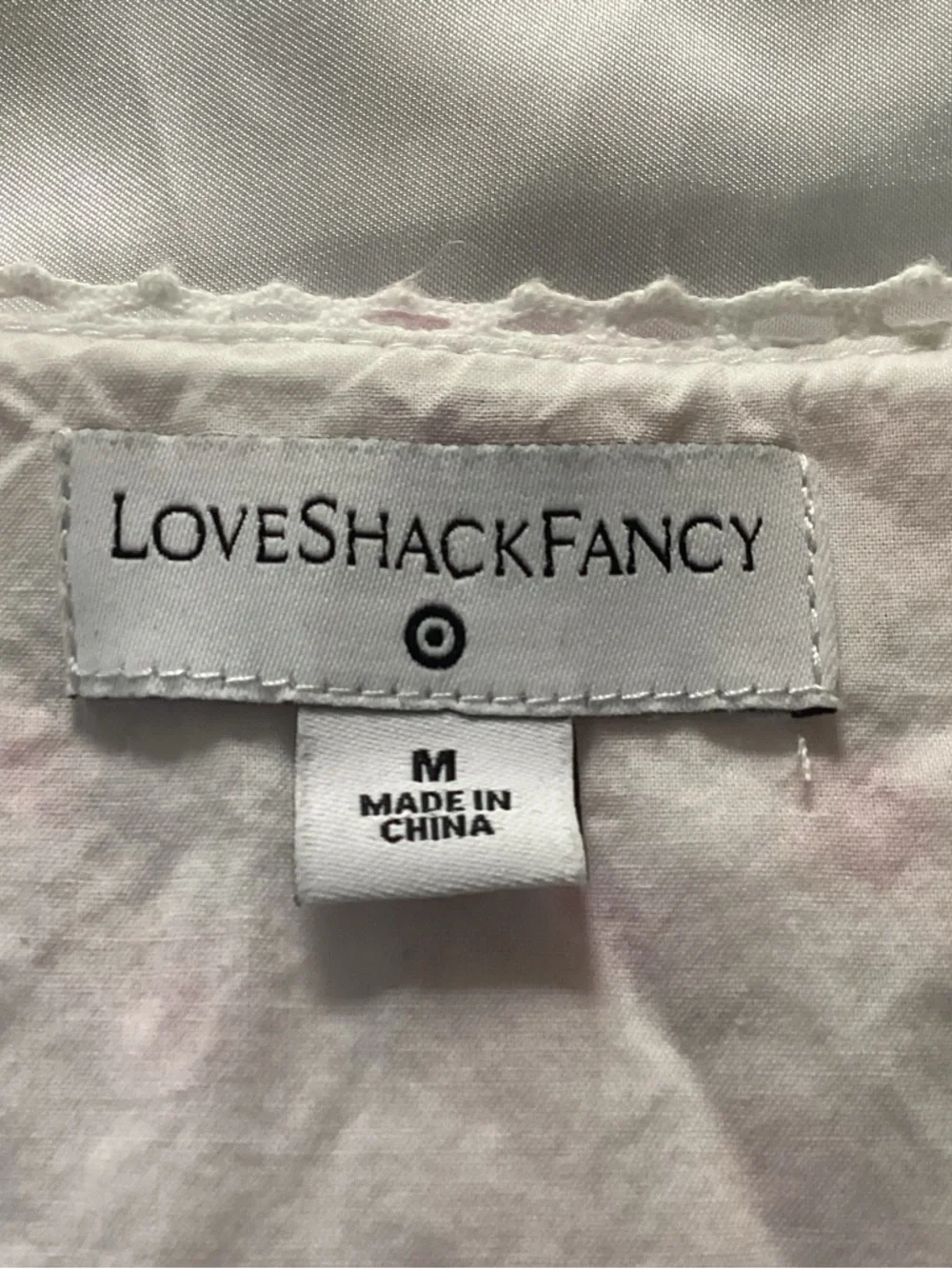 LoveShackFancy Pink and Mint Tiered Floral Midi Dress - Picture 2 of 5